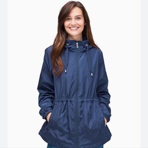 Kate Spade Solid Packable Anorak